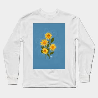 Sun flowers Long Sleeve T-Shirt